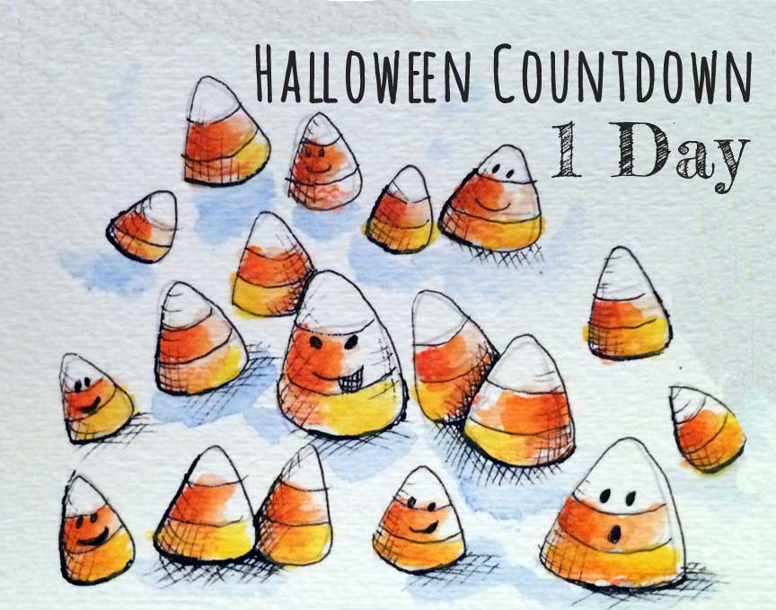 1 Day Until Halloween | National Candy Corn Day